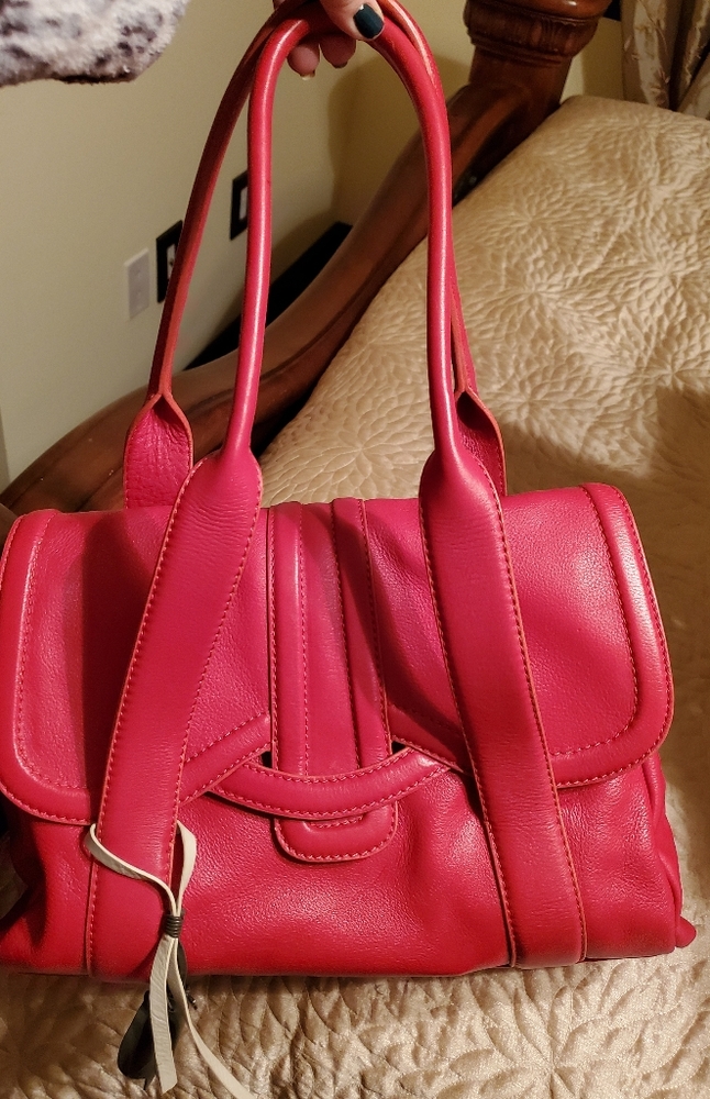 Red Radley London Leather Handbag
